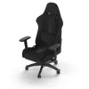 Corsair TC100 RELAXED polsterēts sēdeklis melns atzveltne 59,5x81 cm