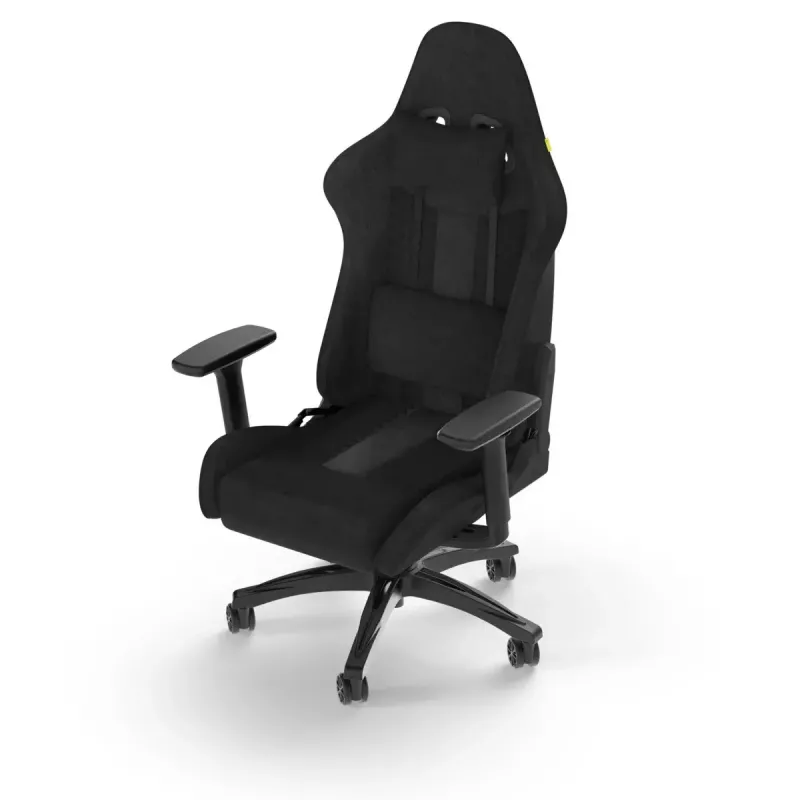 Corsair TC100 RELAXED polsterēts sēdeklis melns atzveltne 59,5x81 cm