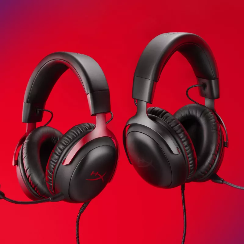 HyperX Cloud III - spēļu austiņas (Melns)