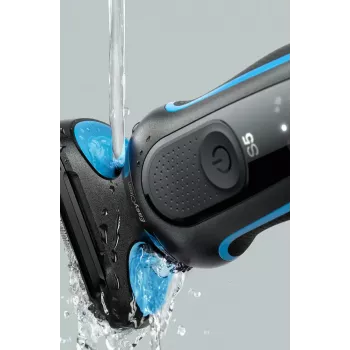 Braun 51-B1000s folijas skuveklis Melns, Zils