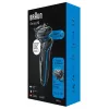 Braun 51-B1000s folijas skuveklis Melns, Zils