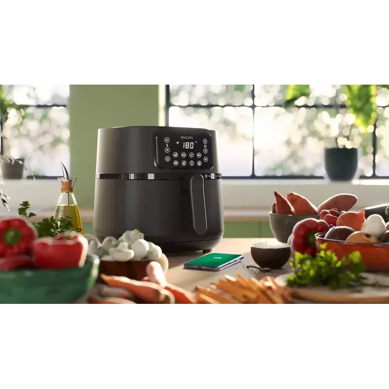 Karstā gaisa fritieris Philips HD9285/93 5000 Series XXL Connected, 7,2 L, 2000 W, 16 programmas