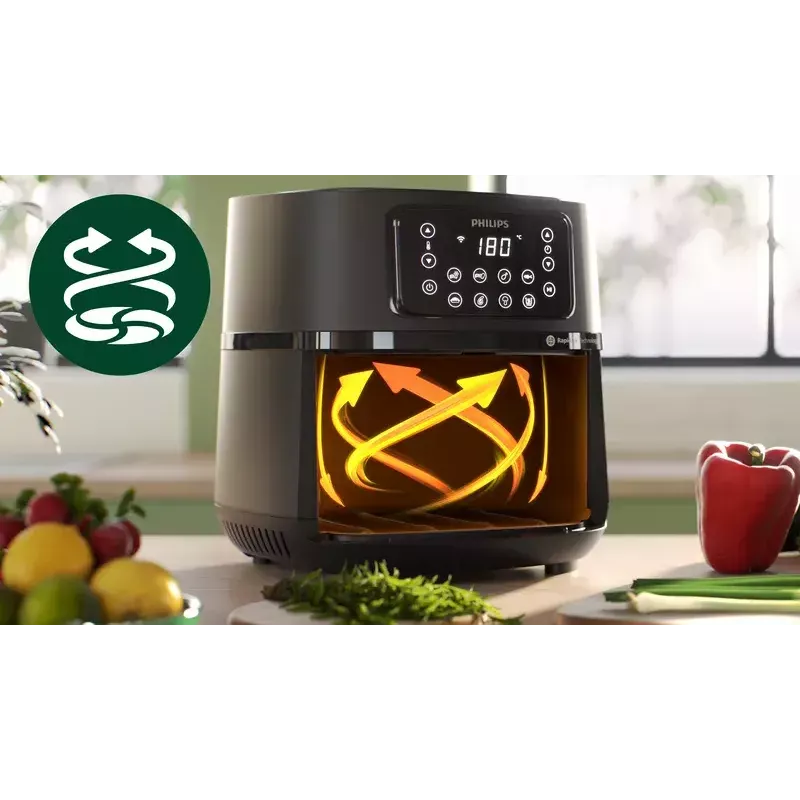 Karstā gaisa fritieris Philips HD9285/93 5000 Series XXL Connected, 7,2 L, 2000 W, 16 programmas