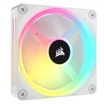CORSAIR Qx RGB Series Icue Link Qx120 RGB balta 120mm Magnetic Dome RGB Fan Expansion Kit