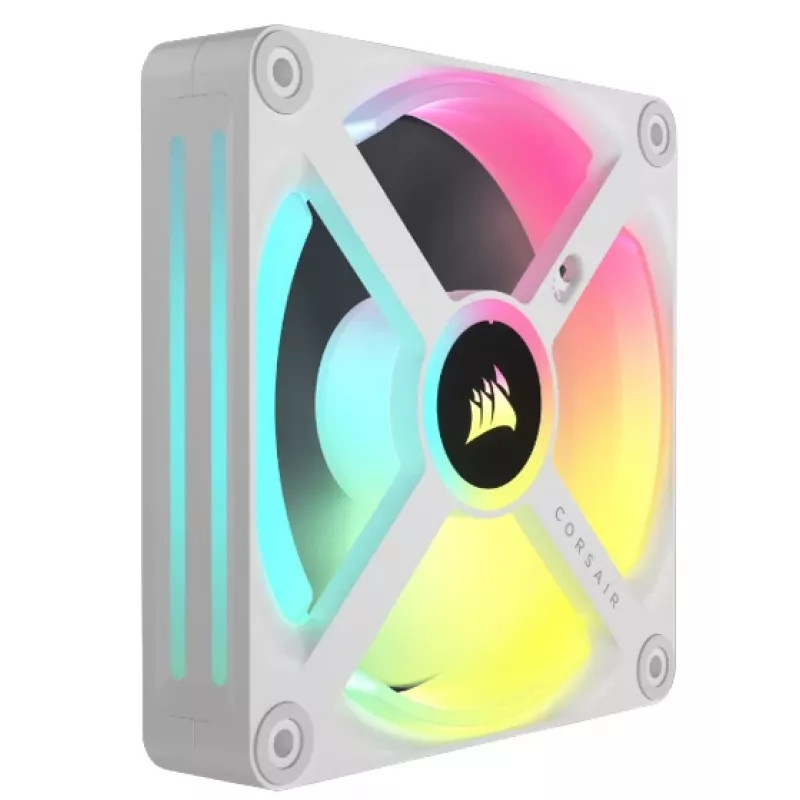 CORSAIR Qx RGB Series Icue Link Qx120 RGB balta 120mm Magnetic Dome RGB Fan Expansion Kit
