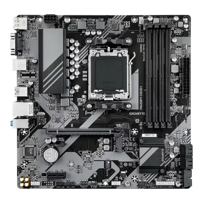 Mātesplate GIGABYTE A620M DS3H, A620, AM5, ATX