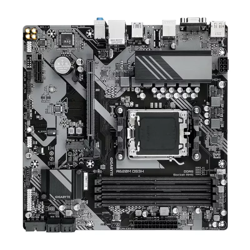 Mātesplate GIGABYTE A620M DS3H, A620, AM5, ATX