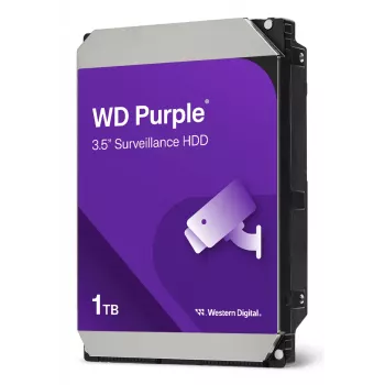 WESTERN DIGITAL Cietais disks - Wd Purple WD11PURZ - 1TB - SATA 6Gb/s - 3,5 collas - 5400Rpm - 64MB kešatmiņa - 110MB/s