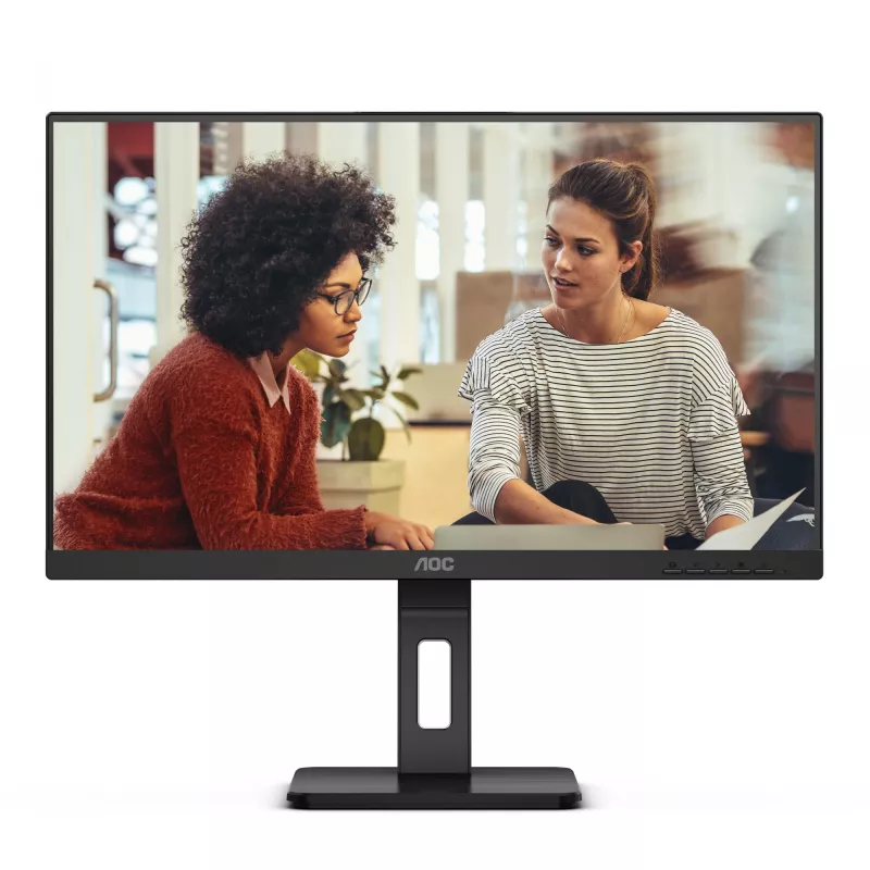 AOC E3 24E3QAF datora monitors 60,5 cm (23,8 collas) 1920 x 1080 pikseļi Full HD LCD Melns