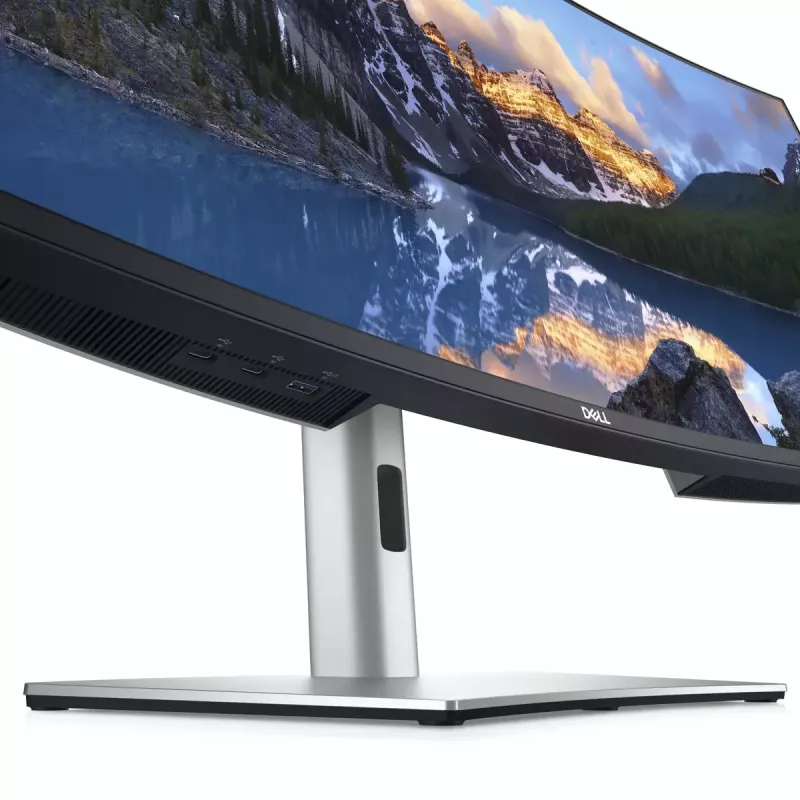 DELL UltraSharp U3824DW datora monitors 95,2 cm (37,5 collu) 3840 x 1600 pikseļi Wide Quad HD+ LCD Melns, Sudrabs