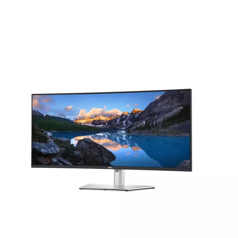 DELL UltraSharp U3824DW datora monitors 95,2 cm (37,5 collu) 3840 x 1600 pikseļi Wide Quad HD+ LCD Melns, Sudrabs