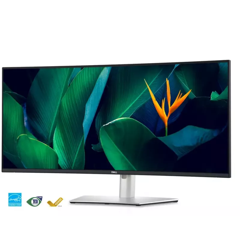 DELL UltraSharp U3824DW datora monitors 95,2 cm (37,5 collu) 3840 x 1600 pikseļi Wide Quad HD+ LCD Melns, Sudrabs