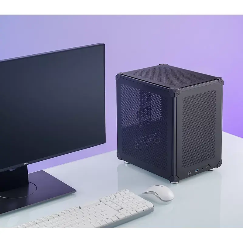 PC korpuss Jonsbo C6 Black ITX, micro ATX
