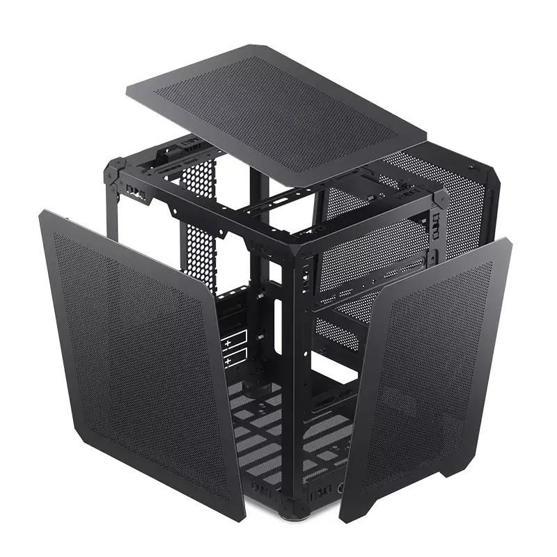 PC korpuss Jonsbo C6 Black ITX, micro ATX