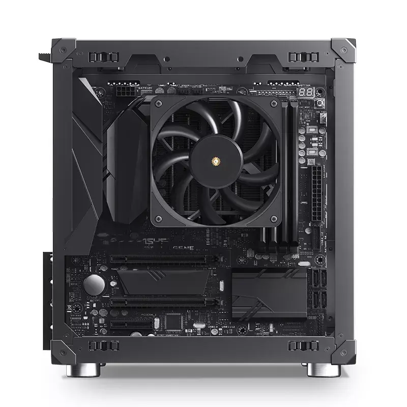 PC korpuss Jonsbo C6 Black ITX, micro ATX
