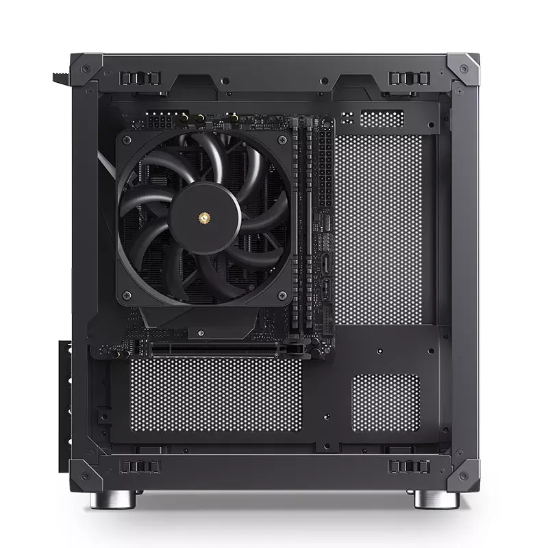 PC korpuss Jonsbo C6 Black ITX, micro ATX