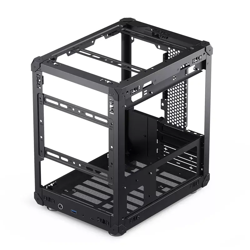 PC korpuss Jonsbo C6 Black ITX, micro ATX
