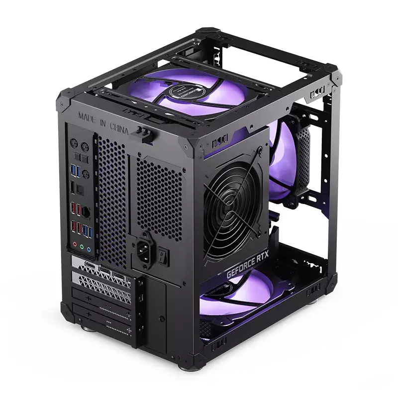 PC korpuss Jonsbo C6 Black ITX, micro ATX