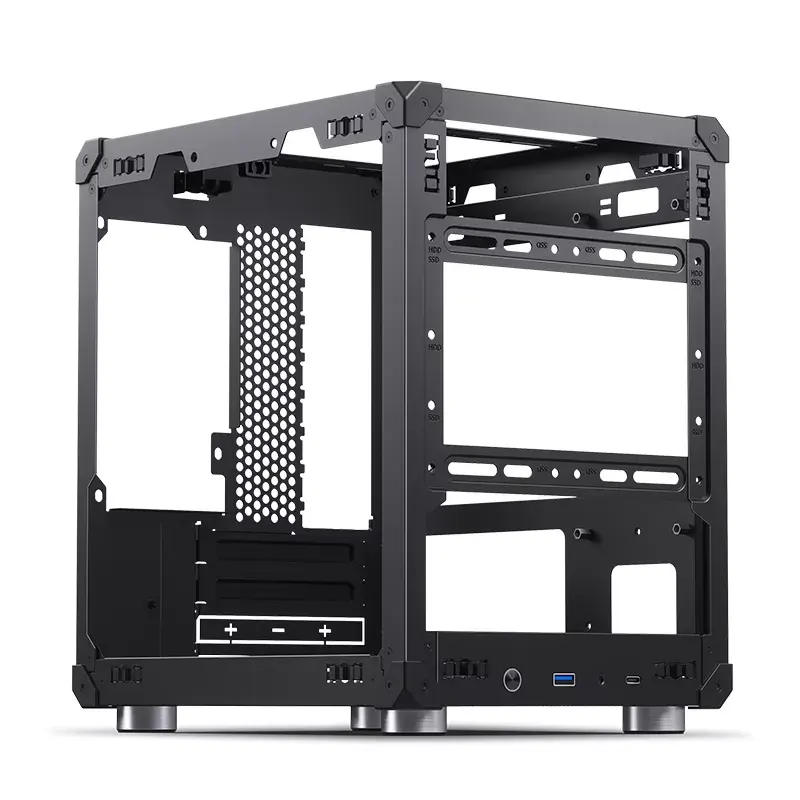 PC korpuss Jonsbo C6 Black ITX, micro ATX