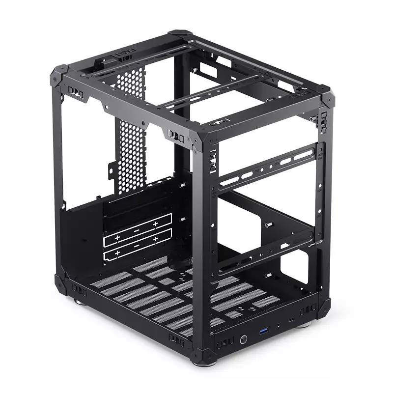 PC korpuss Jonsbo C6 Black ITX, micro ATX