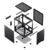 PC korpuss Jonsbo C6 Black ITX, micro ATX