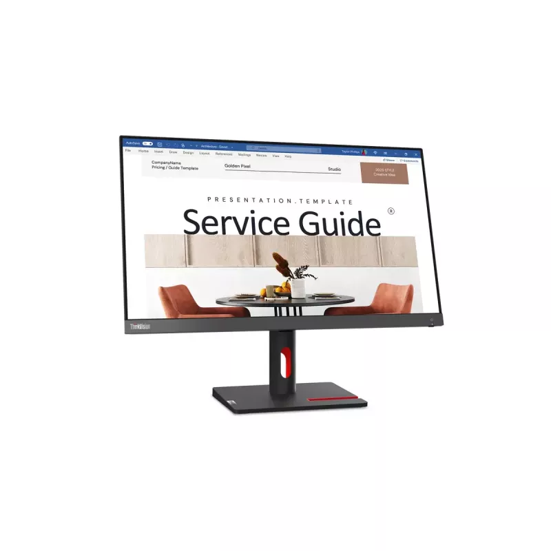Lenovo ThinkVision S24i-30 datora monitors 60,5 cm (23,8 collu) 1920 x 1080 pikseļi Full HD LED Melns