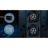 80 mm ventilators Arctic P8 Max High-Performance PWM, 80 mm diametrs, melns, 67,96 m³/h gaisa plūsma, 0,6 sone