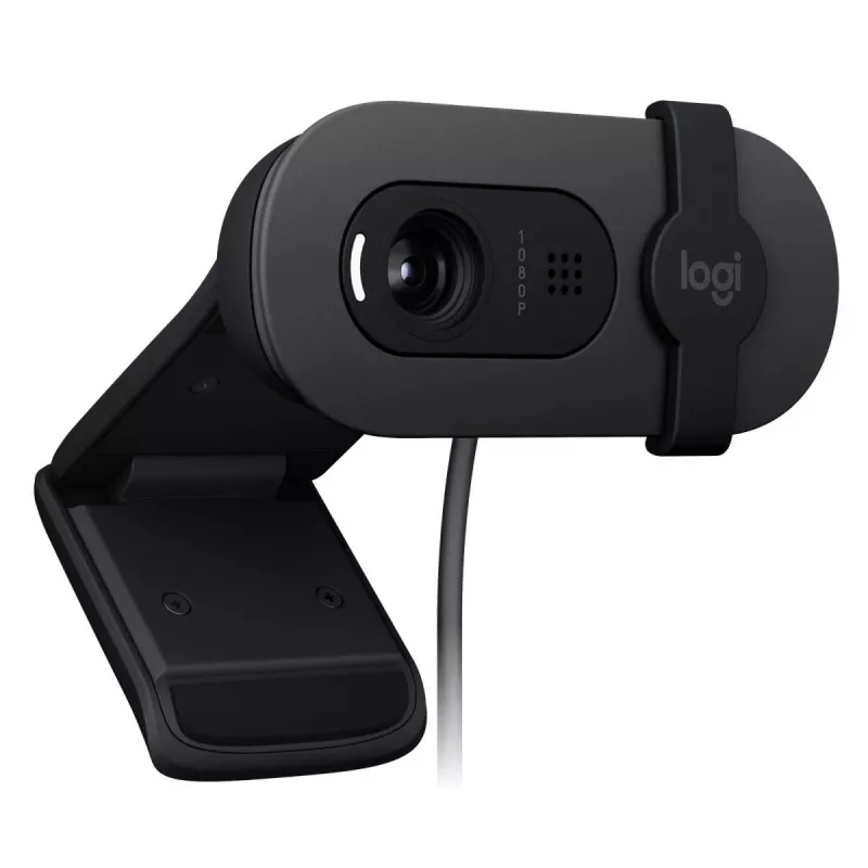 LOGITECH Brio 100 Full HD tīmekļa kamera, grafīta krāsa