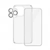 PanzerGlass ® 3-in-1 komplekts iPhone 15 Pro Max, Apple, Apple - iPhone 15 Pro Max, Sausā uzklāšana, Izturīgs pret triecieniem, Caurspīdīgs, 1 gab.
