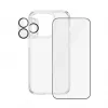 PanzerGlass 3-in-1 komplekts iPhone 15 Pro rūdītam stiklam caurspīdīgs