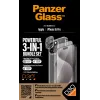 PanzerGlass 3-in-1 komplekts iPhone 15 Pro rūdītam stiklam caurspīdīgs