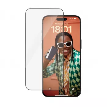 PanzerGlass ® Ekrāna aizsargs iPhone 15 Pro Max | Ultra-Wide Fit ar EasyAligner