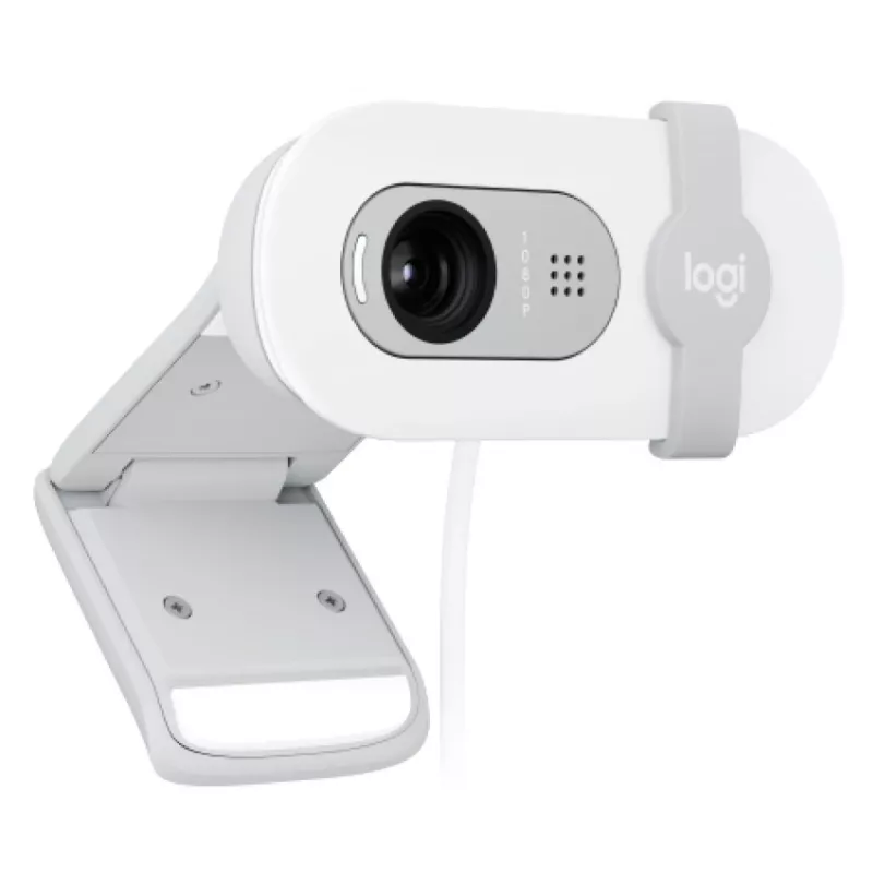 LOGITECH Brio 100 Full HD tīmekļa kamera, baltā krāsā