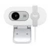 LOGITECH Brio 100 Full HD tīmekļa kamera, baltā krāsā