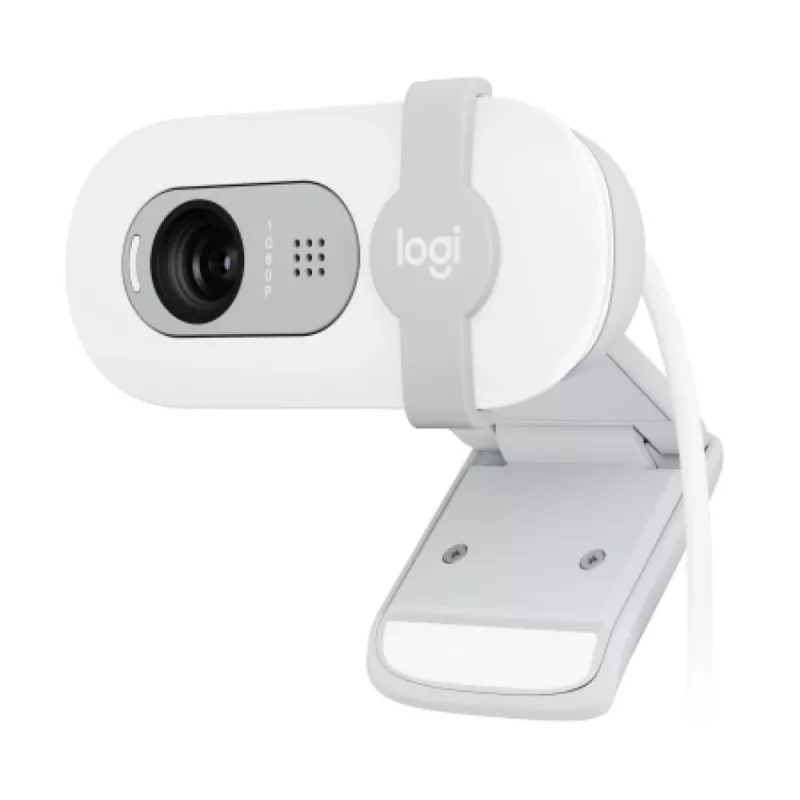 LOGITECH Brio 100 Full HD tīmekļa kamera, baltā krāsā