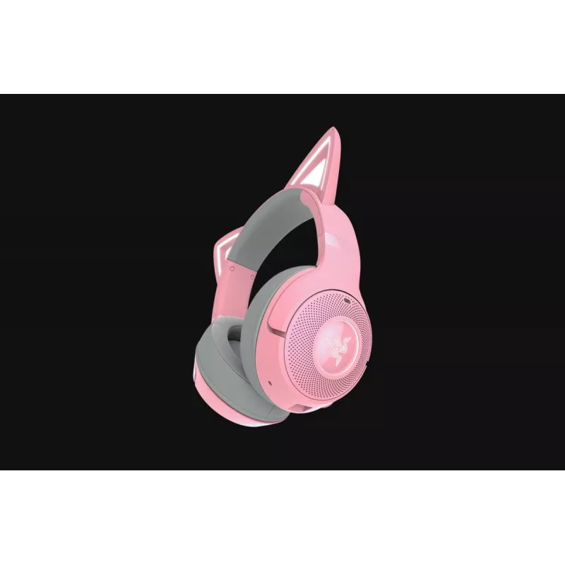 RAZER austiņas Kraken Kitty V2 Bt - Stereo - Bluetooth - Rozā