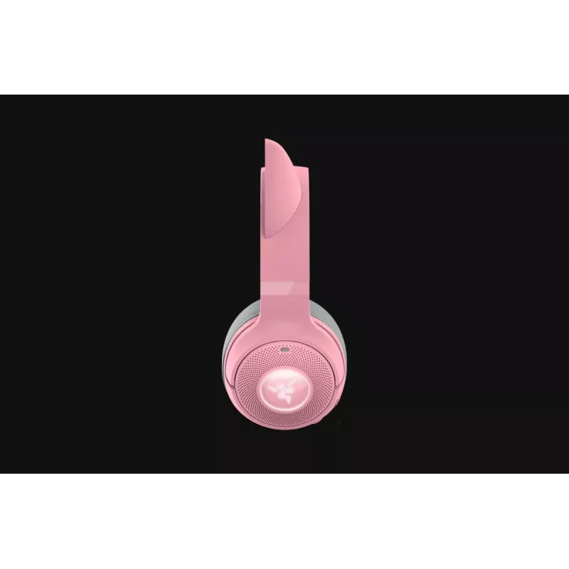 RAZER austiņas Kraken Kitty V2 Bt - Stereo - Bluetooth - Rozā