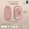 LOGITECH Pebble 2 M350s Bezvadu optiskā pele Roza