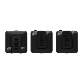 Bezvadu lavaljē mikrofonu sistēma RØDE Wireless PRO — visvirzienu lavaljē, 20–20 000 Hz, 7 h akumulators, 260 m darbības attālums