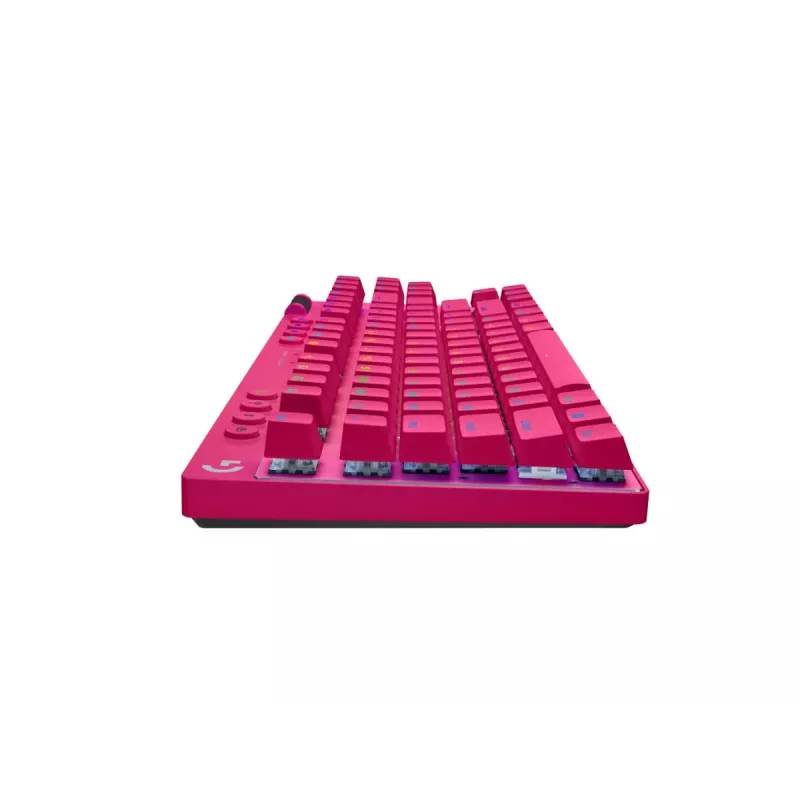 LOGITECH G Pro X TKL Lightspeed spēļu tastatūra - Bluetooth - Rozā US International taktilā
