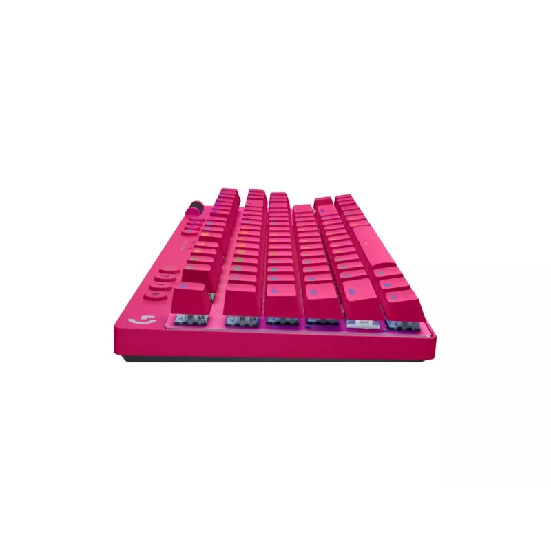 LOGITECH G Pro X TKL Lightspeed spēļu tastatūra - Bluetooth - Rozā US International taktilā