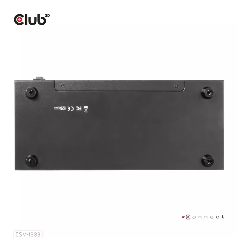 CLUB3D 1 līdz 8 HDMI™ sadalītājs ar pilnu 3D un 4K60Hz (600MHz)