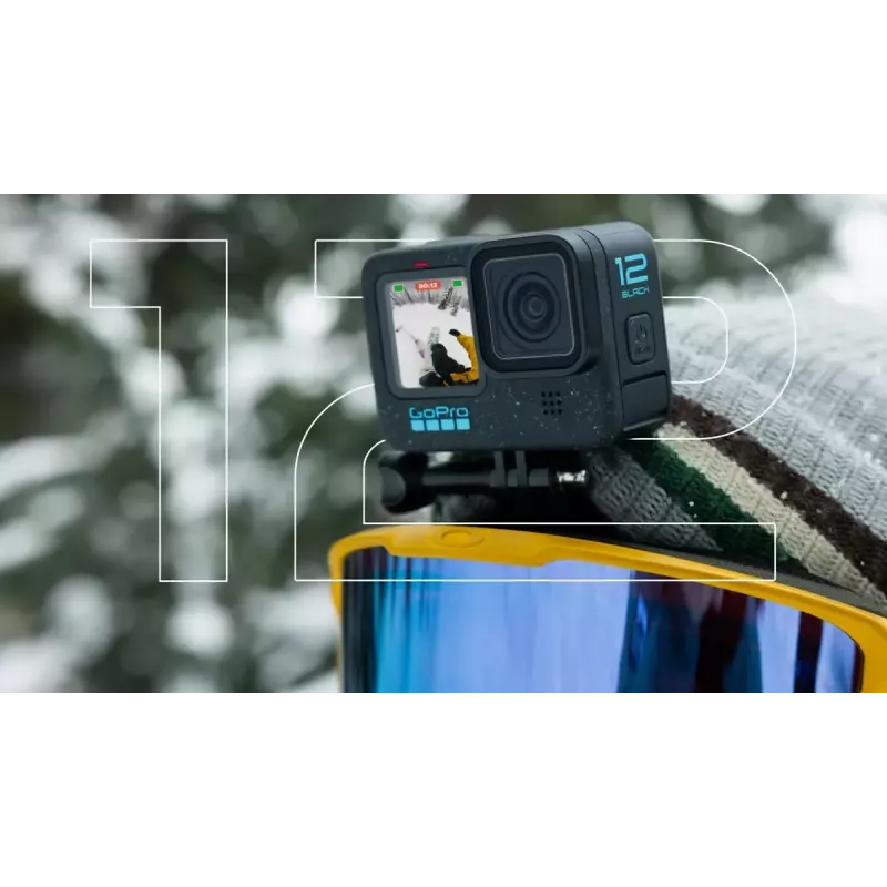 Action kamera GoPro HERO12 Black — 5K Ultra HD, 240 kadri/s, 27 MP CMOS, 177° redzes lauks, LCD, MicroSD, Wi‑Fi
