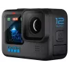 Action kamera GoPro HERO12 Black — 5K Ultra HD, 240 kadri/s, 27 MP CMOS, 177° redzes lauks, LCD, MicroSD, Wi‑Fi