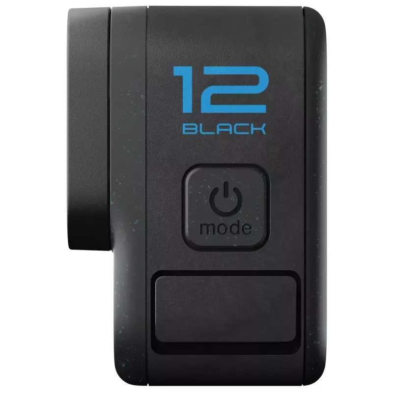 Action kamera GoPro HERO12 Black — 5K Ultra HD, 240 kadri/s, 27 MP CMOS, 177° redzes lauks, LCD, MicroSD, Wi‑Fi