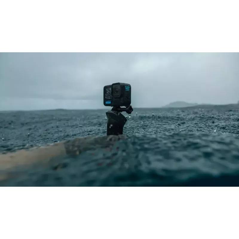 Action kamera GoPro HERO12 Black — 5K Ultra HD, 240 kadri/s, 27 MP CMOS, 177° redzes lauks, LCD, MicroSD, Wi‑Fi