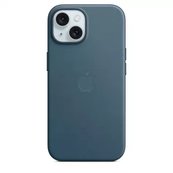 APPLE Apple FineWoven futrālis ar MagSafe iPhone 15 Pacific Zils