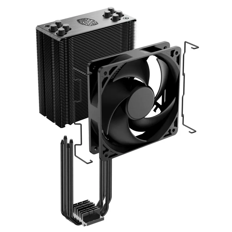 Gaisa dzesētājs Cooler Master Hyper 212 Melns 12 cm ventilators 690-2500 RPM