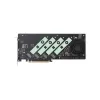 ASUS Hyper M.2 x16 Gen5 Card PCIe 5.0 M.2 adapteris ar aktīvu dzesēšanu