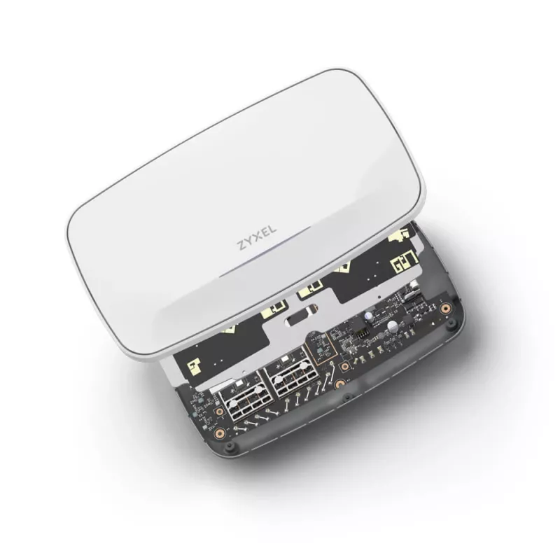Zyxel WBE660S-EU0101F bezvadu piekļuves punkts 11530 Mbit/s Pelēks Power over Ethernet (PoE)